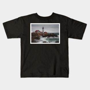 Portland Head Light @ Christmas Kids T-Shirt